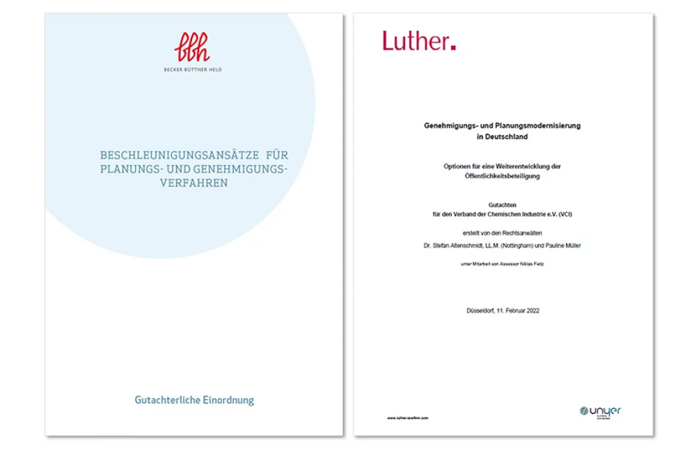 Gutachten Verfahrensbeschleunigung Textbild